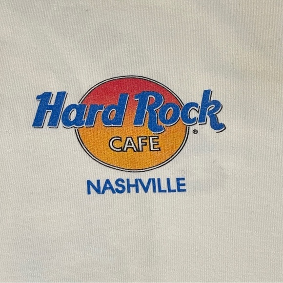 Like New!  VINTAGE 90S HARD ROCK CAFE NASHVILLE T SHIRT SIZE XL - Picture 2 of 6